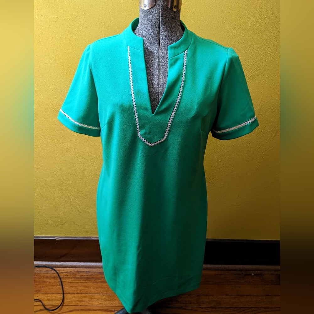 Tommy Hilfiger Green Sheath Dress, NWT.